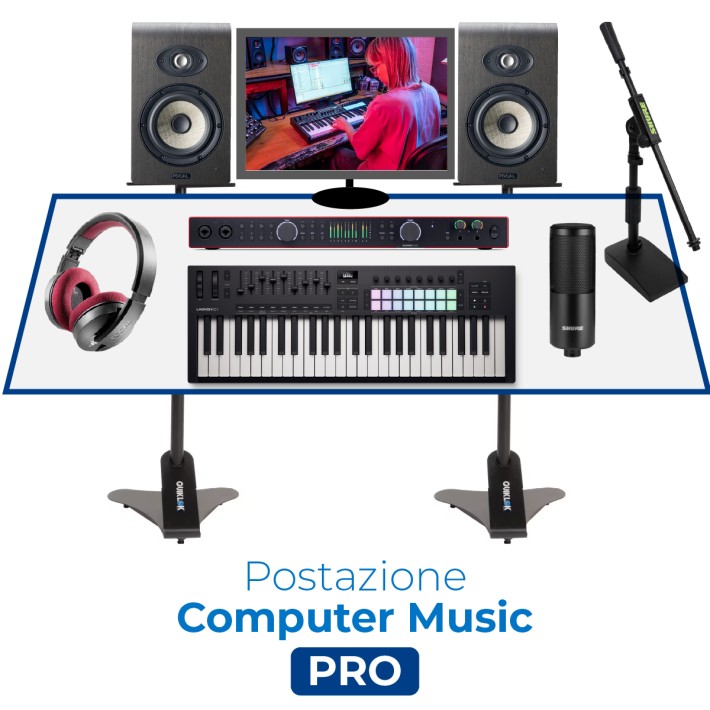 Postazione Computer Music Pro - con Scheda e...