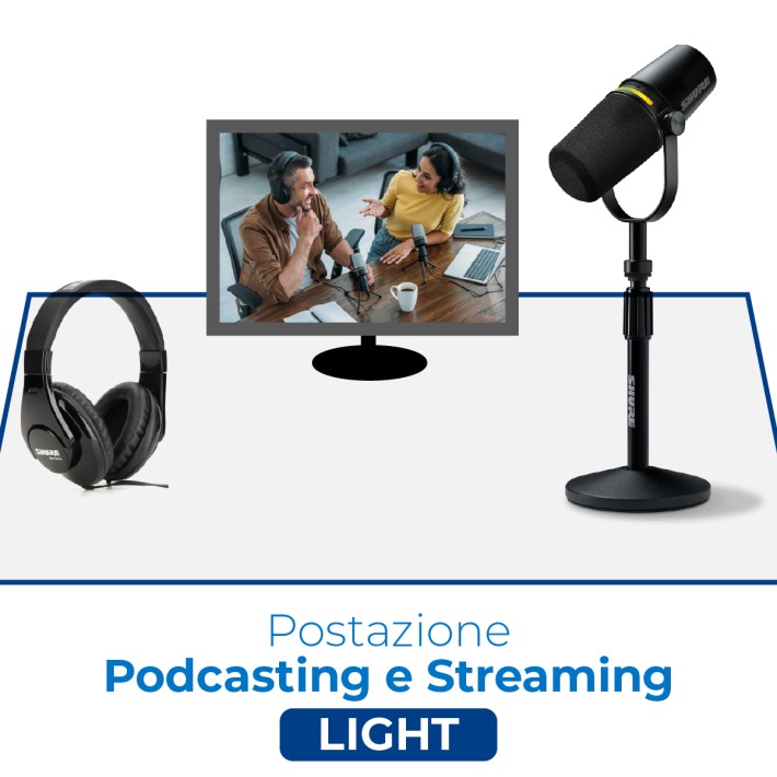 Postazione Podcasting e Streaming Light -...
