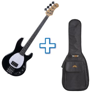 Eko Guitars - Basso Elettrico - MM-300 Black MK2 - con...