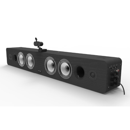 Soundbar Conference 6 - con Webcam 4k e 6 Radiomicrofoni UHF Inclusi
