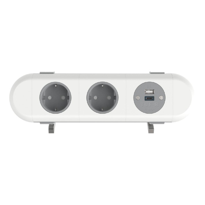 Multipresa Polar 2x Schuko con USB AC 25W –...