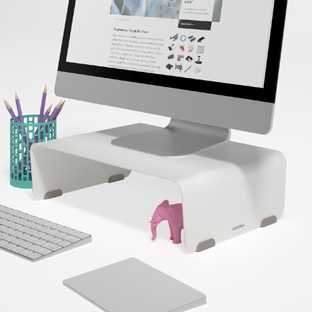 Rialzo Bento per Monitor Modello 110 – Colore Bianco
