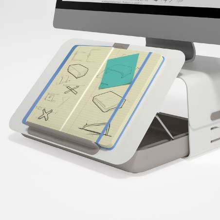 Set Ergonomico Bento per Scrivania Modello 220 – Colore Bianco