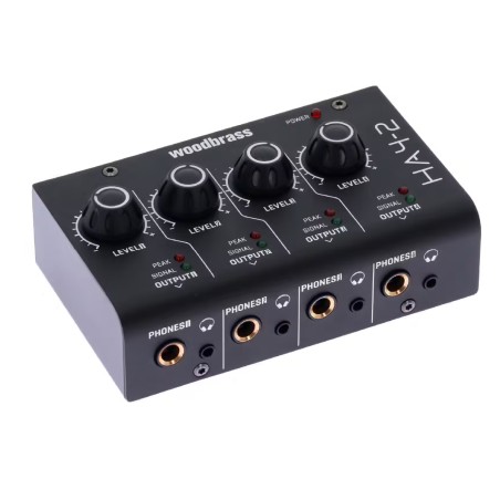 Amplificatore per Cuffie a 4 Canali - Woodbrass HA4-2