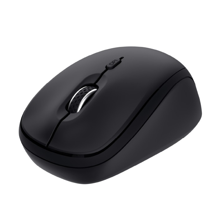 Mouse - Trust Yvi+ - Compatto Multi-device Wireless - Black