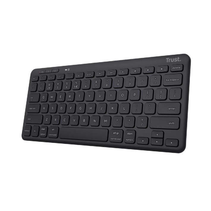 Tastiera IT - Trust Lyra - Compatta Multi-device Wireless - Nero