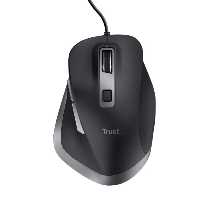 Mouse - Trust Fyda - Ottico Wired - Black