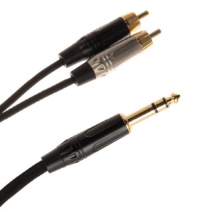 Cavo Adattatore Audio - Quik Lok Just JS2RCA 3 - Jack Stereo / 2 x RCA Maschio - 3 m - Nero 2