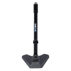 Asta Corta da Tavolo per Microfono - Quik Lok A/114 BK - con Base in Ghisa - Nero