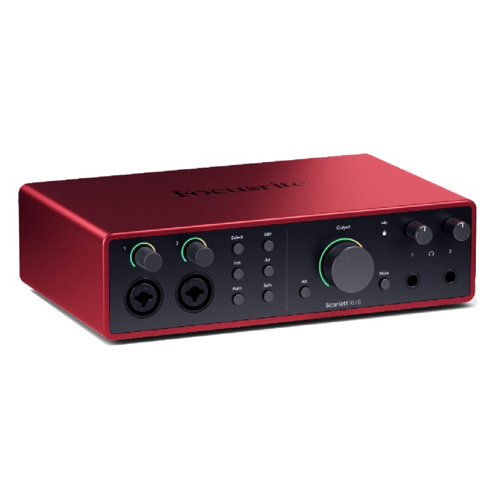 Scheda Audio - Focusrite Scarlett 16i16 4th Gen - 16 Ingressi/16 Uscite - ADAT - MIDI - USB-C - Studio Professionale