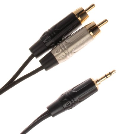 Cavo Adattatore Audio - Quik Lok Just J352RCA 2 - Mini Jack Stereo/ 2 x RCA Maschio - 2 m -...