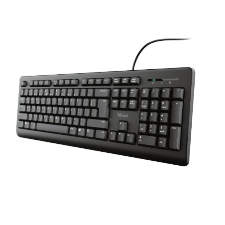 Tastiera IT - Trust Primo - Silent Wired - Black