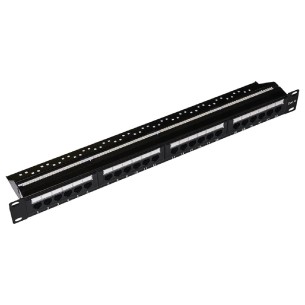Pannello Patch 19" - UTP - 24 Porte RJ45 - 8 Poli - Cat...