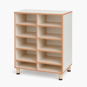 Mobile Cassettiera in Legno con 8 Vani - Dimensioni 72 x...