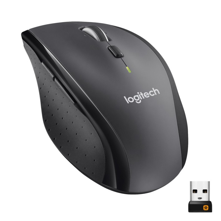 Logitech Customizable M705 mouse Ufficio Mano...