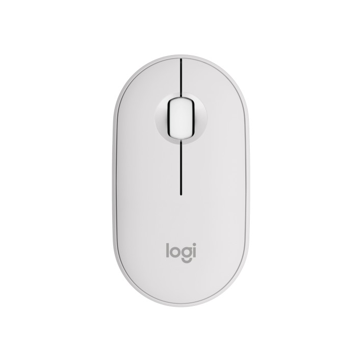 Logitech Pebble 2 M350s mouse Bluetooth (bianco)