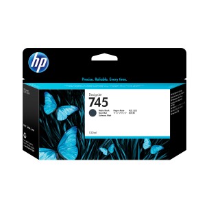 HP Cartuccia Inchiostro Nero Opaco DesignJet 745, 130 ml