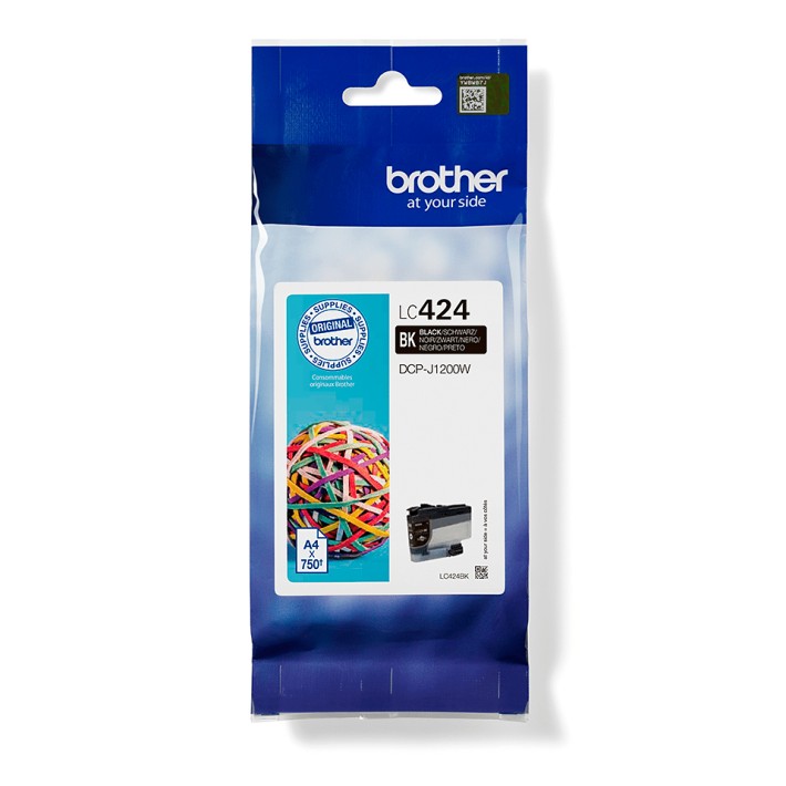 Brother LC424BK cartuccia d'inchiostro 1 pz...