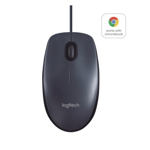 Logitech B100 mouse Ufficio Ambidestro USB tipo A Ottico...