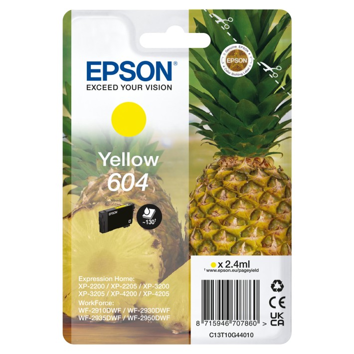Epson 604 cartuccia d'inchiostro 1 pz Originale...