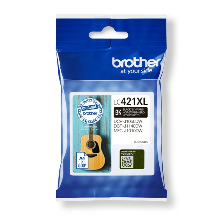 Brother LC421XLBK cartuccia d'inchiostro 1 pz...