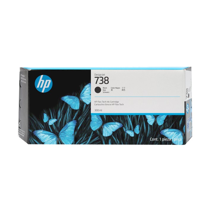 HP Cartuccia di inchiostro DesignJet 738 da 300...