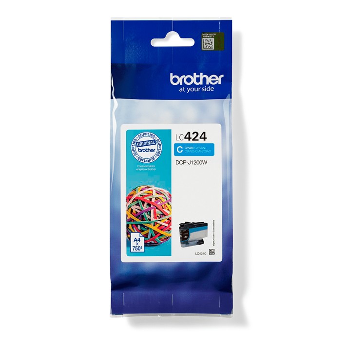 Brother LC424C cartuccia d'inchiostro 1 pz...