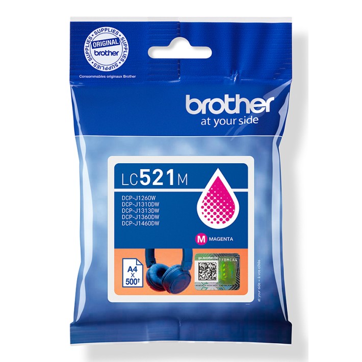 Brother LC521M cartuccia d'inchiostro 1 pz...