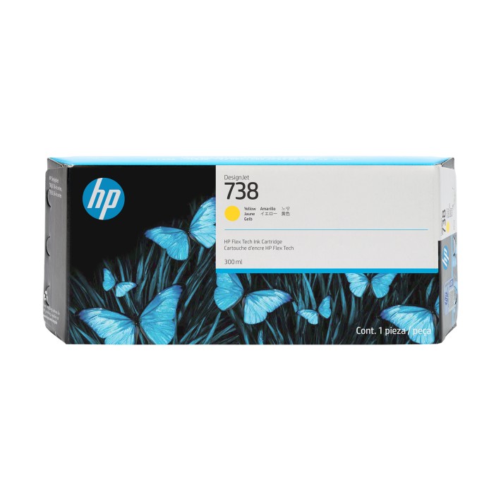 HP Cartuccia di inchiostro giallo DesignJet 738...