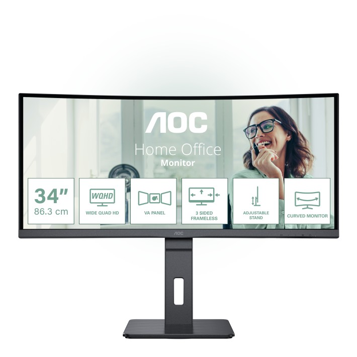 AOC CU34P3CV Monitor PC 86,4 cm (34") 3440 x...