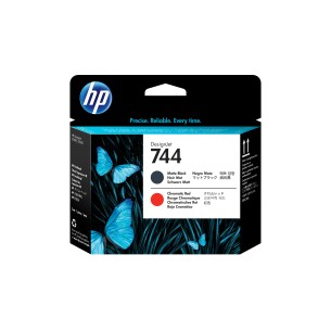 HP Testina di stampa nero opaco/rosso cromatico DesignJet...