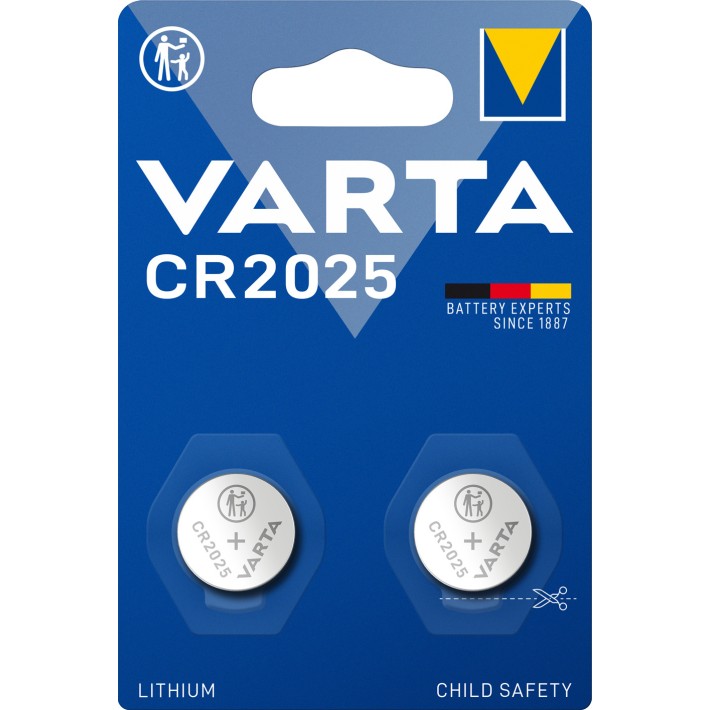 Varta LITHIUM Coin CR2025 (Batteria a bottone,...
