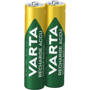 Varta Recharge Accu Power AAA 800 mAh Blister da 2...