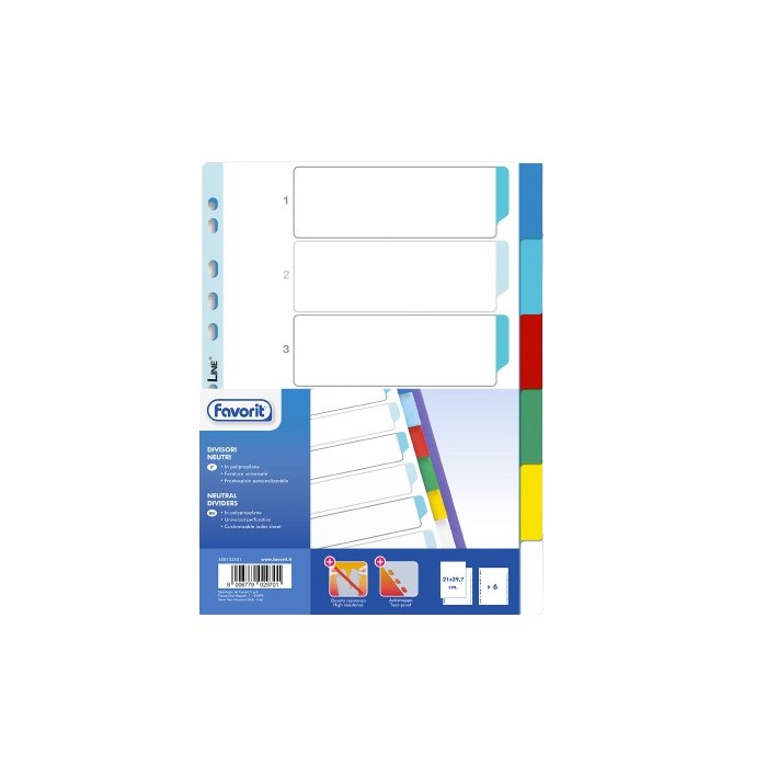 Favorit 400132501 intercalare Indice a...