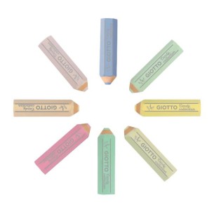 Giotto F232300 gomma per cancellare Colori assortiti 8 pz