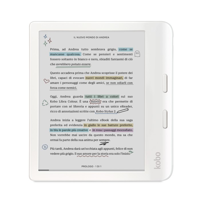 Rakuten Kobo Libra Colour lettore e-book Touch...