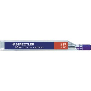 Staedtler Mars micro carbon 250 0.5mm 12 leads mina 2H