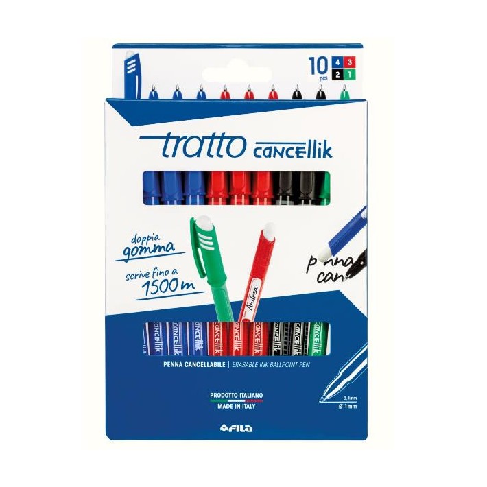 Tratto F832700 penna a sfera Nero, Blu, Verde,...