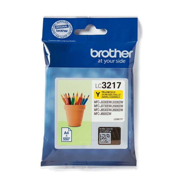 Brother LC3217Y cartuccia d'inchiostro 1 pz...