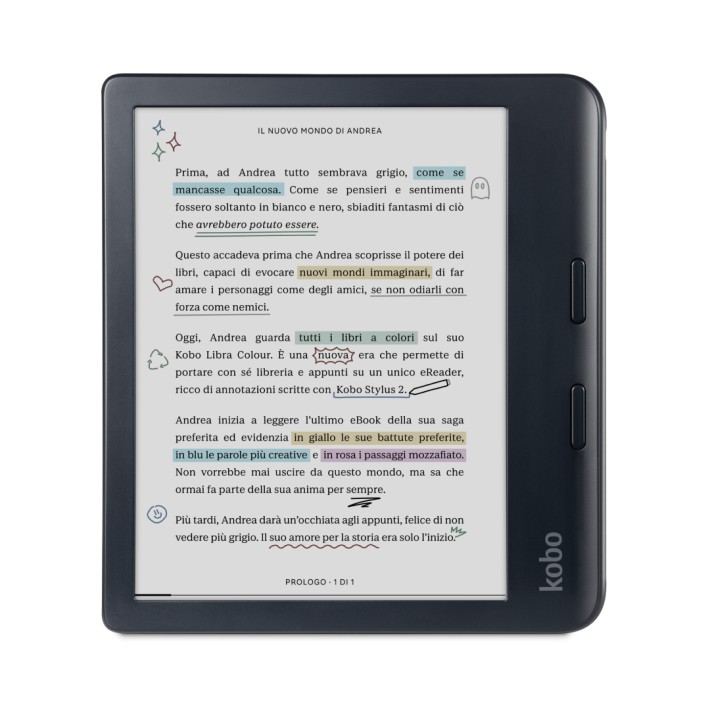 Rakuten Kobo Libra Colour lettore e-book Touch...