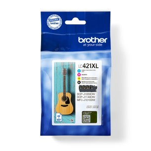 Brother LC421XLVAL cartuccia d'inchiostro 1 pz Originale...