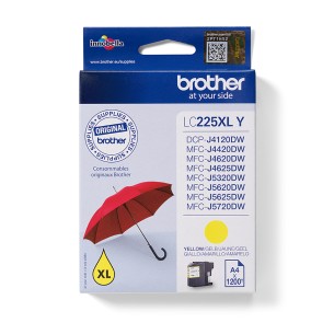 Brother LC225XLY cartuccia d'inchiostro 1 pz Originale...