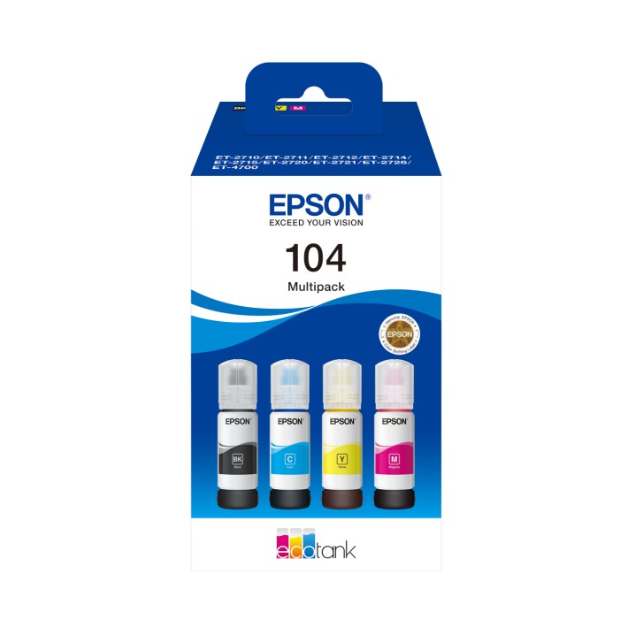 Epson 104 EcoTank Multipack flaconi 4 colori...