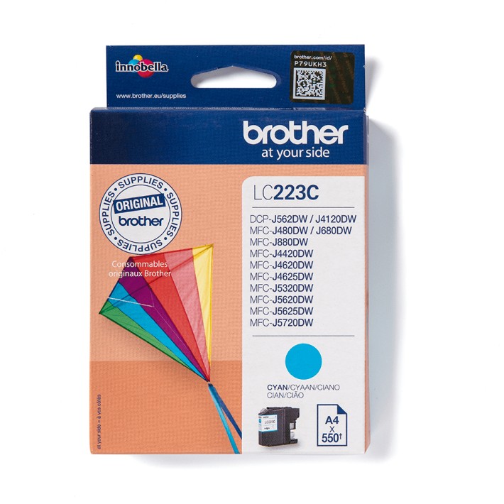 Brother LC223C cartuccia d'inchiostro 1 pz...