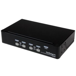 StarTech.com Switch KVM USB 4 porte, montabile a rack 1U,...