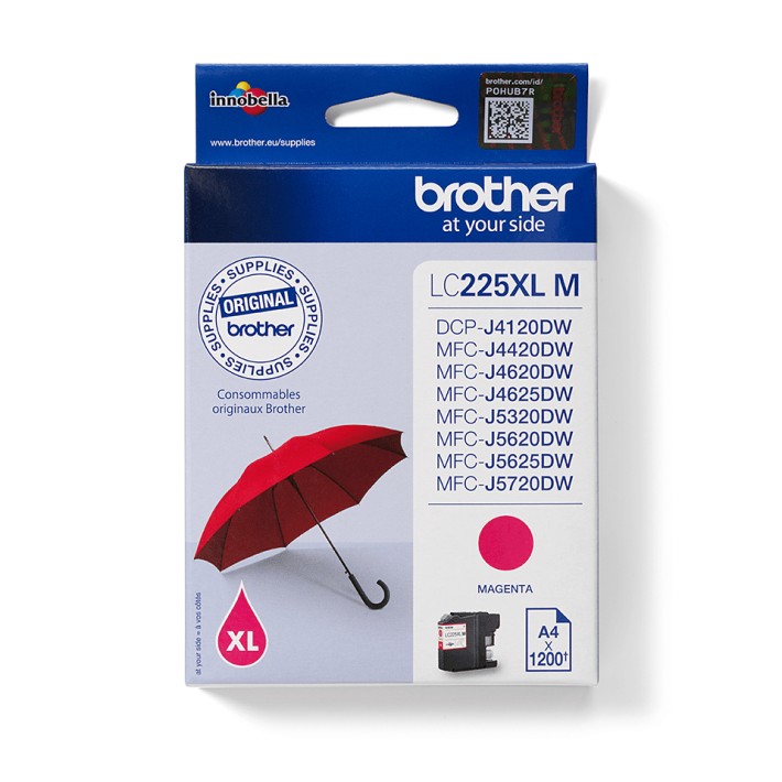 Brother LC225XLM cartuccia d'inchiostro 1 pz...