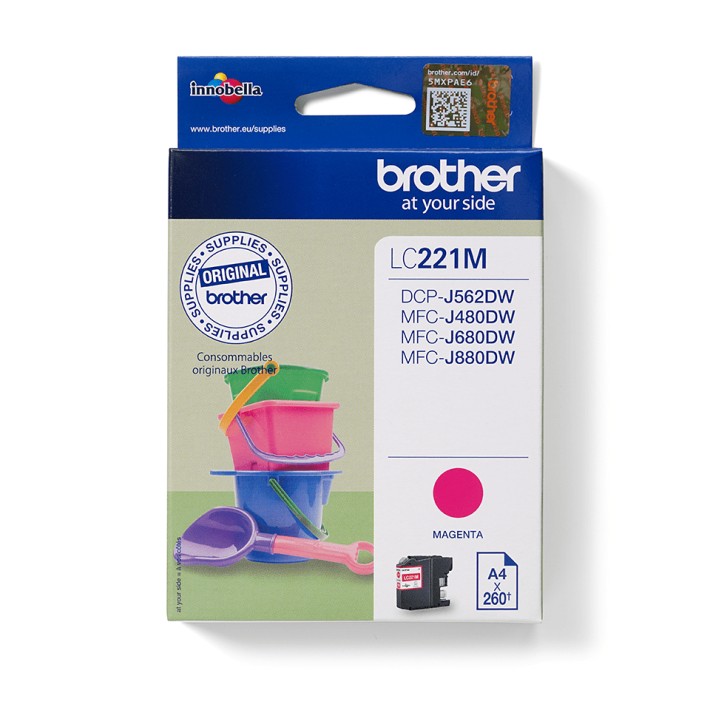Brother LC221M cartuccia d'inchiostro 1 pz...