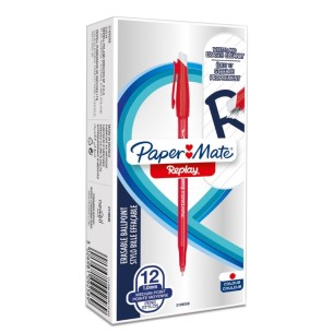 Papermate Replay Rosso Penna a sfera Medio 12 pz