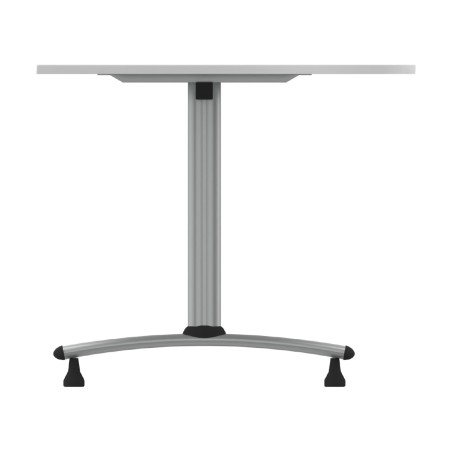 Tavolo Tiglio Fisso Semicerchio in Melaminico con Piedini - Dimensioni 180xr90x76,5 cm -...