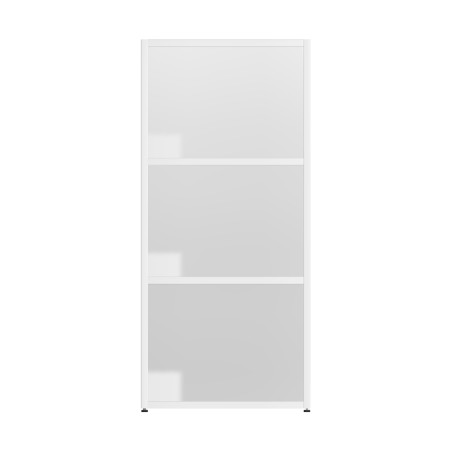 Armadiatura Chiusa Edera Base Rettangolare a 3 Comparti - Dimensioni 53,7 x 45 x 116,5 cm -...